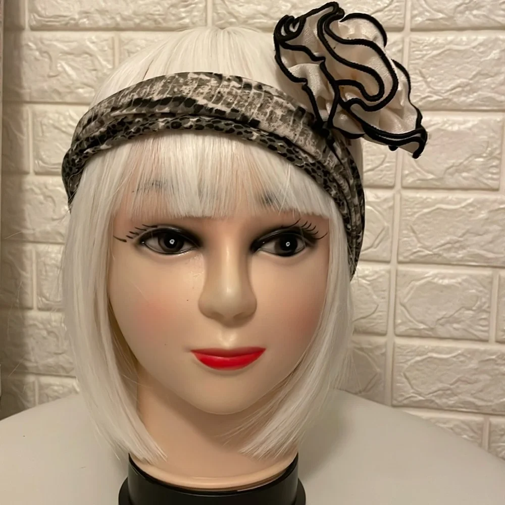 Headband and flower
